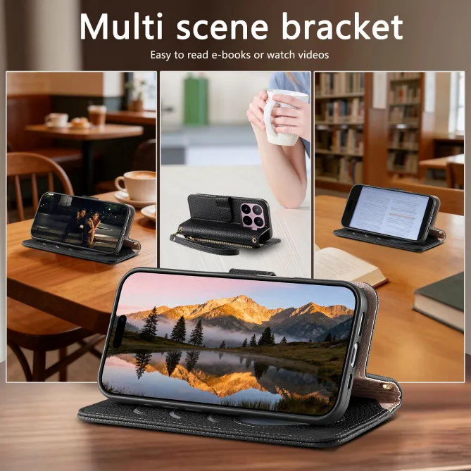 Housse Xiaomi 17T Pro Wallet Cœur Zippé