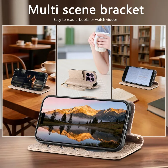 Housse Xiaomi 17T Pro Wallet Cœur Zippé