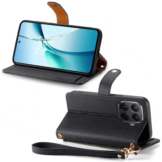Housse Xiaomi 17T Pro Cœur Gravé Zippé Anti-RFID