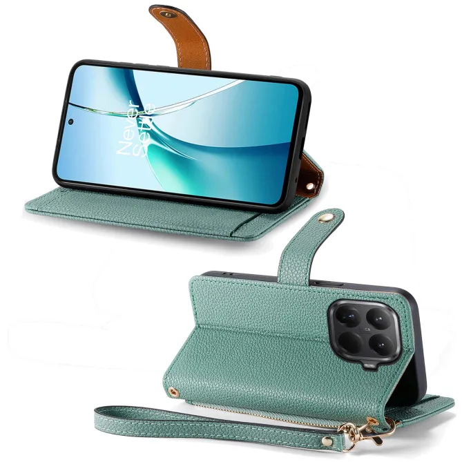 Housse Xiaomi 17T Pro Cœur Gravé Zippé Anti-RFID