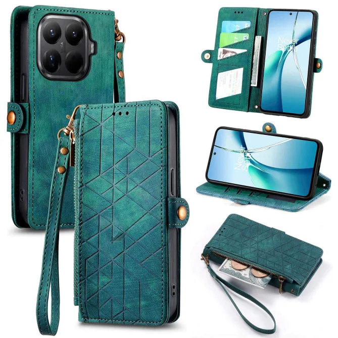Housse Xiaomi 17T Pro Géométrie Zippée Lanière