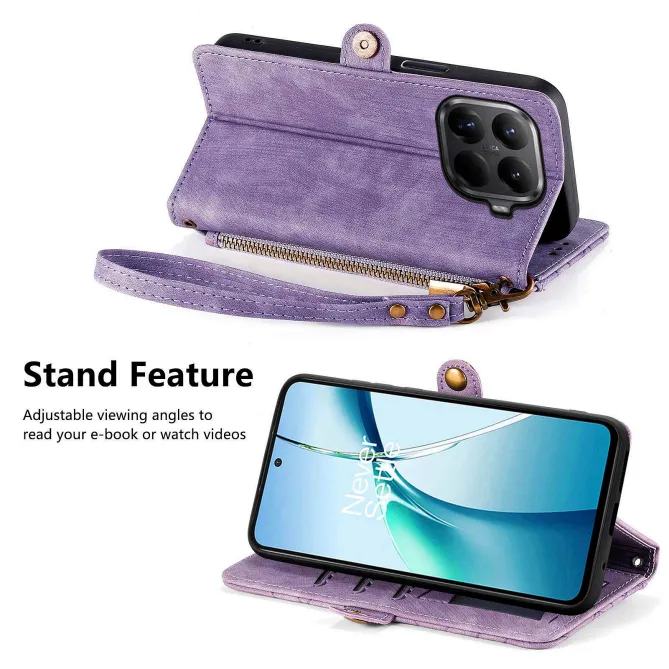 Housse Xiaomi 17T Pro Géométrie Zippée Lanière