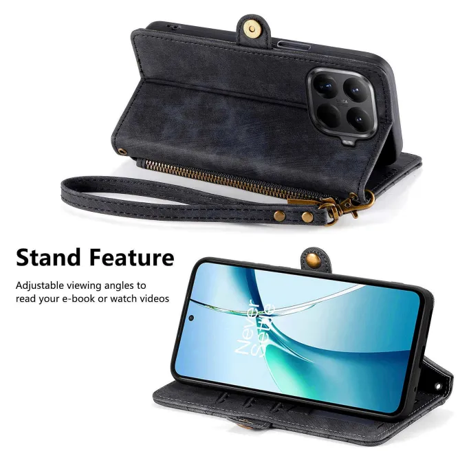 Housse Xiaomi 17T Pro Géométrie Zippée Lanière
