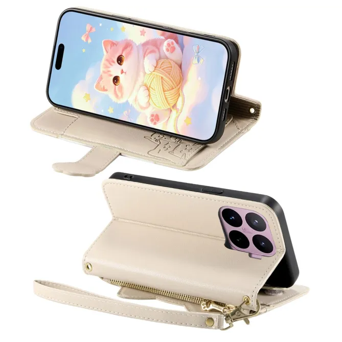 Housse Xiaomi 17T Pro Chaton Espiègle Zippée