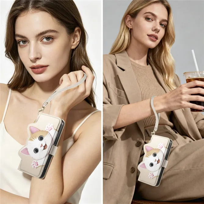 Housse Xiaomi 17T Pro Chaton Espiègle Zippée