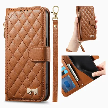 Housse Xiaomi 17T Pro Matelassée Nœud Zippée