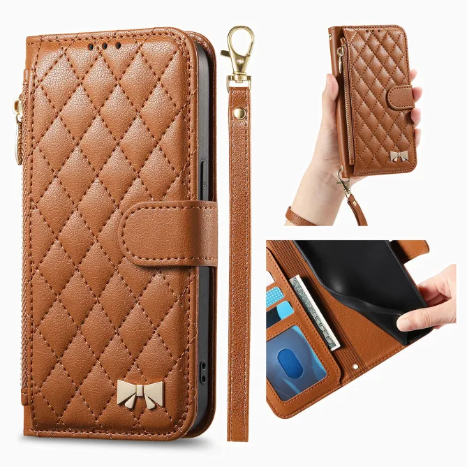 Housse Xiaomi 17T Pro Matelassée Nœud Zippée