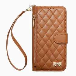 Housse Xiaomi 17T Pro Matelassée Nœud Zippée