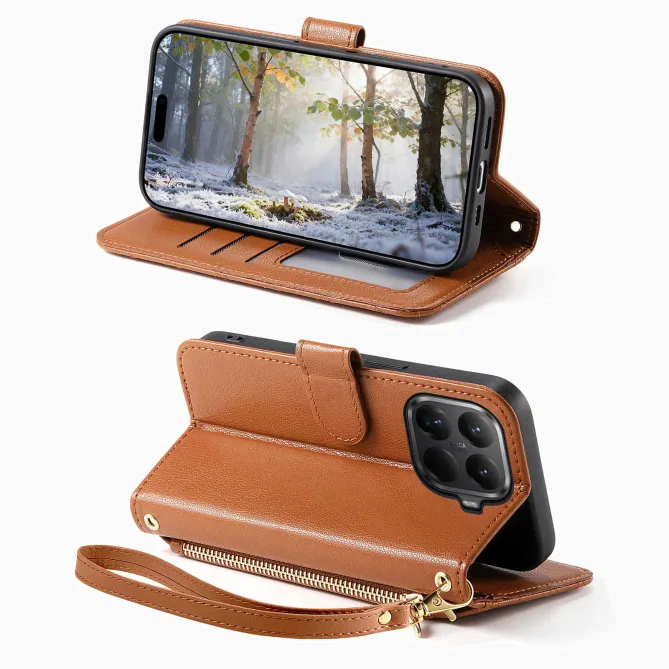 Housse Xiaomi 17T Pro Matelassée Nœud Zippée