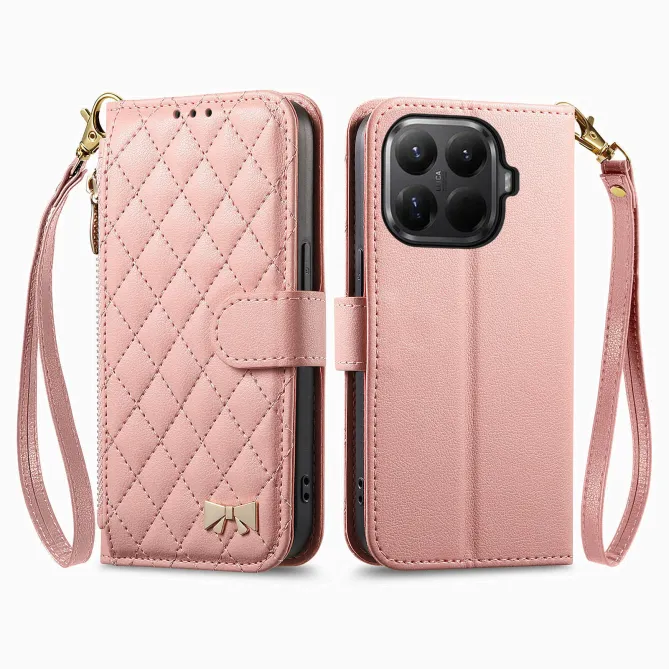 Housse Xiaomi 17T Pro Matelassée Nœud Zippée