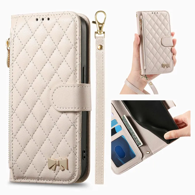 Housse Xiaomi 17T Pro Matelassée Nœud Zippée