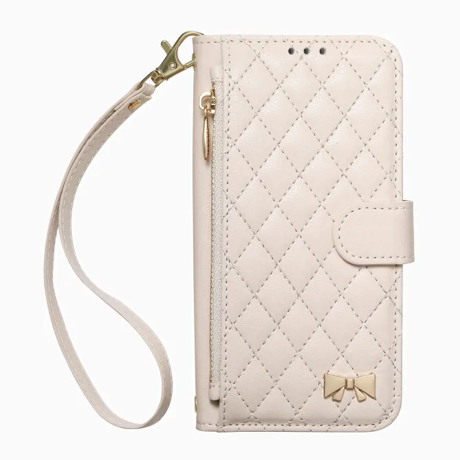 Housse Xiaomi 17T Pro Matelassée Nœud Zippée