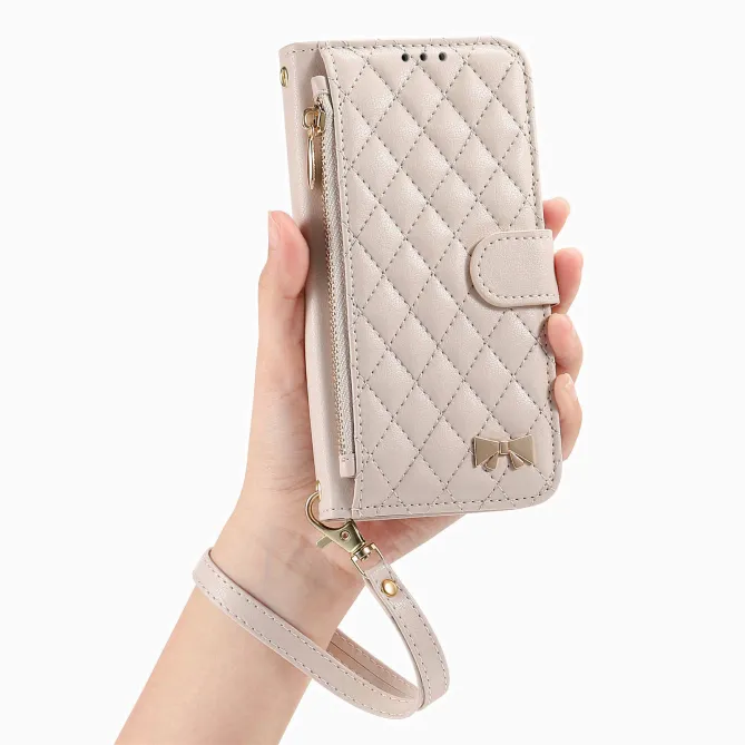 Housse Xiaomi 17T Pro Matelassée Nœud Zippée