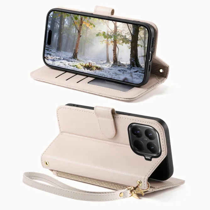 Housse Xiaomi 17T Pro Matelassée Nœud Zippée