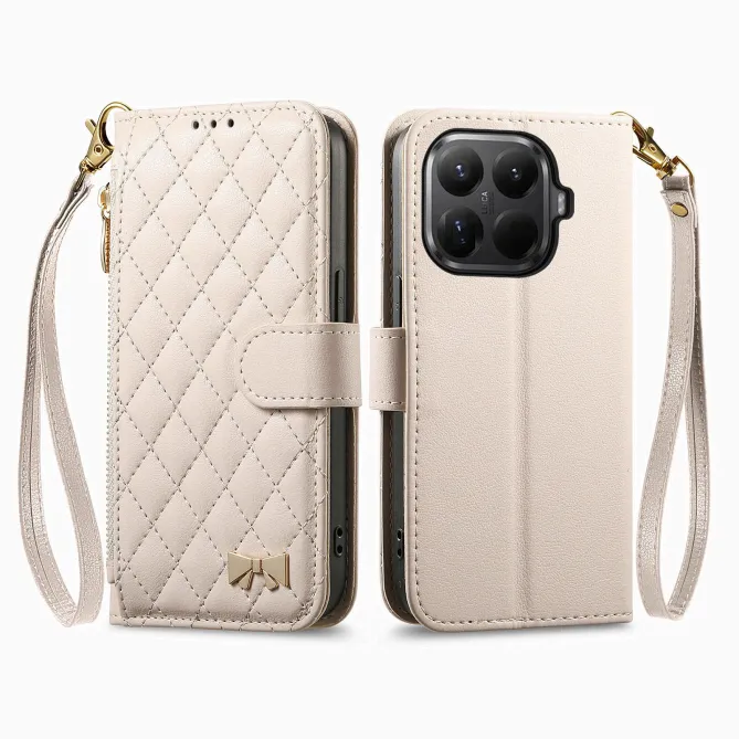 Housse Xiaomi 17T Pro Matelassée Nœud Zippée