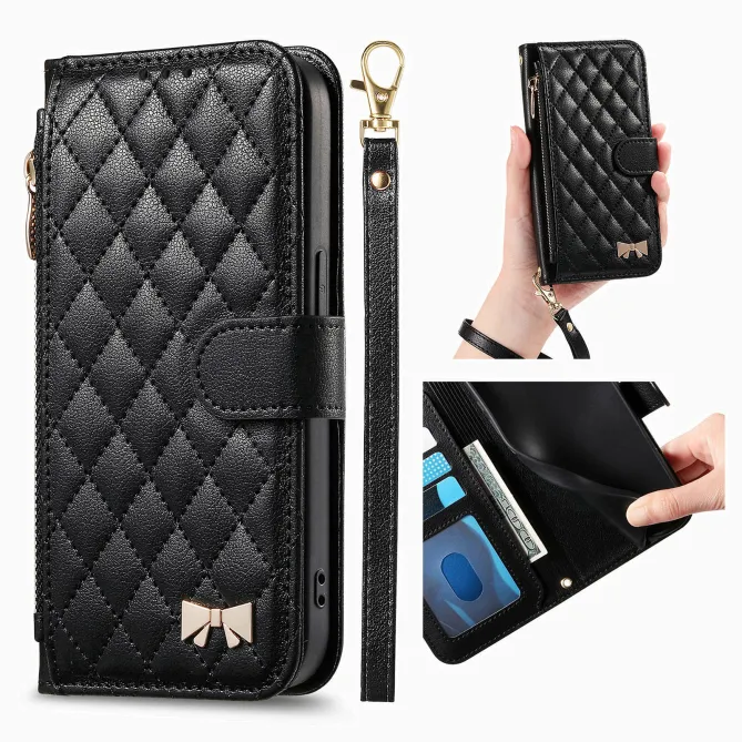 Housse Xiaomi 17T Pro Matelassée Nœud Zippée