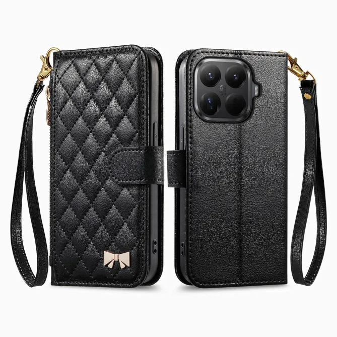 Housse Xiaomi 17T Pro Matelassée Nœud Zippée
