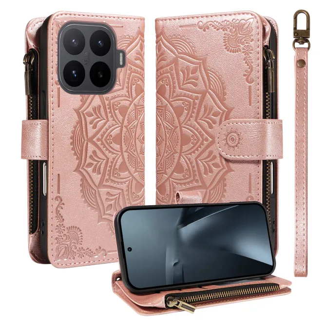 Housse Xiaomi 17T Pro Mandala Zippée 9 Cartes