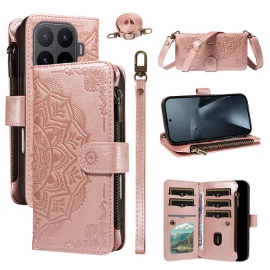Housse Xiaomi 17T Pro Mandala Zippée 9 Cartes