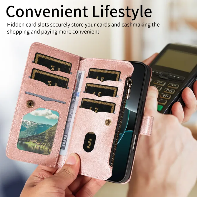 Housse Xiaomi 17T Pro Mandala Zippée 9 Cartes