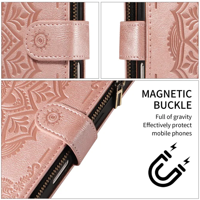 Housse Xiaomi 17T Pro Mandala Zippée 9 Cartes