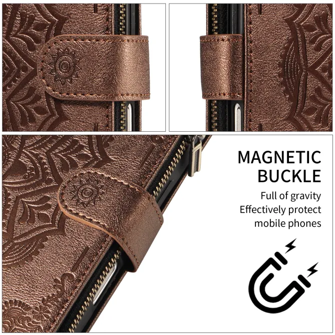 Housse Xiaomi 17T Pro Mandala Zippée 9 Cartes