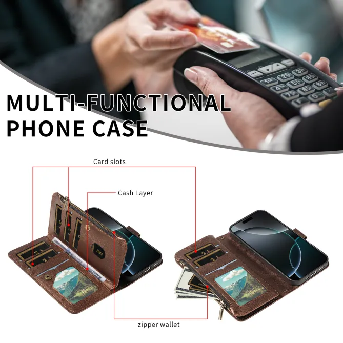 Housse Xiaomi 17T Pro Mandala Zippée 9 Cartes