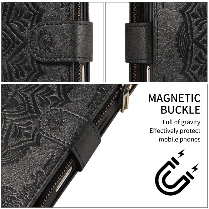 Housse Xiaomi 17T Pro Mandala Zippée 9 Cartes