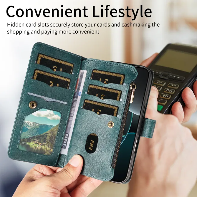 Housse Xiaomi 17T Pro Mandala Zippée 9 Cartes