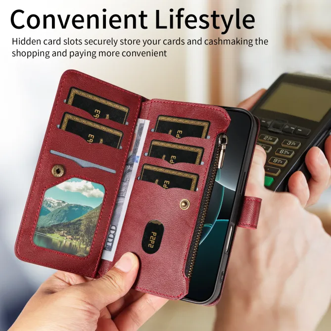 Housse Xiaomi 17T Pro Mandala Zippée 9 Cartes