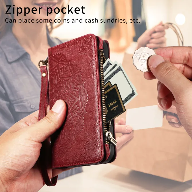 Housse Xiaomi 17T Pro Mandala Zippée 9 Cartes