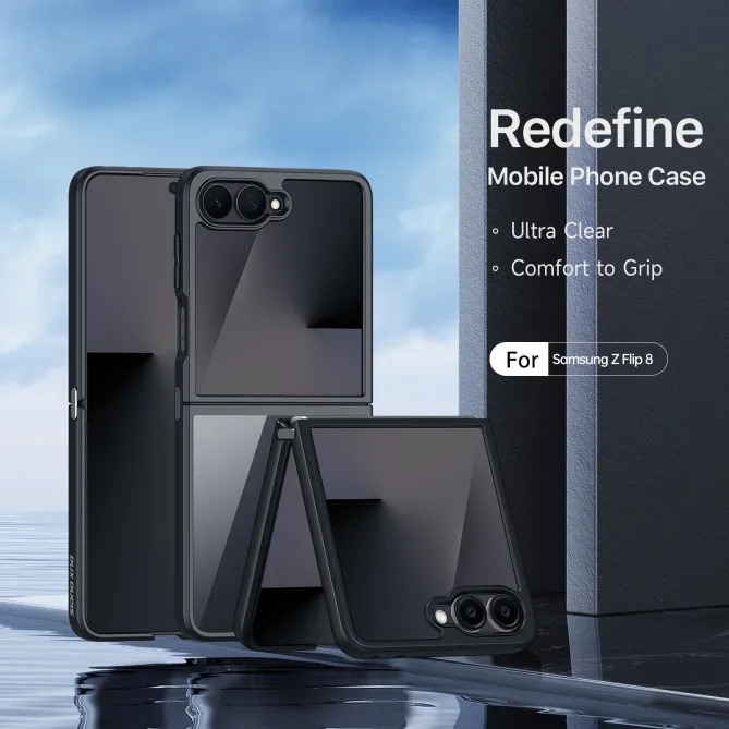 Coque Samsung Galaxy Z Flip 8 Crystal Transparente Renforcée