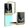 Coque Samsung Galaxy Z Flip 8 Chromée Verre Trempé Charnière