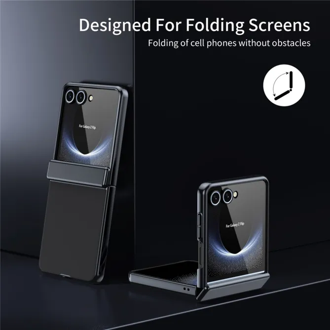 Coque Samsung Galaxy Z Flip 8 Chromée Verre Trempé Charnière