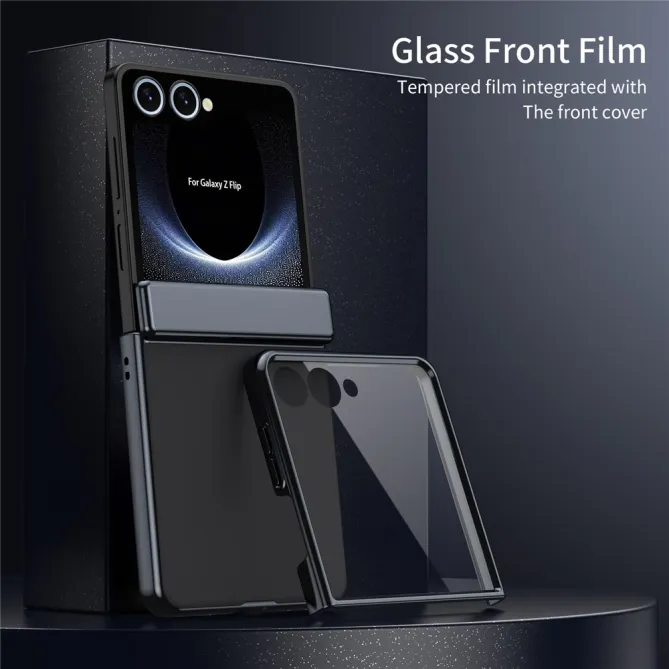 Coque Samsung Galaxy Z Flip 8 Chromée Verre Trempé Charnière