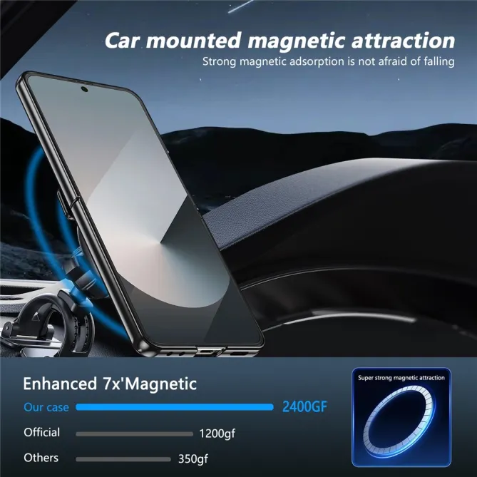 Coque Samsung Galaxy Z Flip 8 Magnétique Anneau Rotatif Charnière