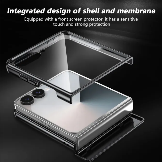 Coque Samsung Galaxy Z Flip 8 Magnétique Anneau Rotatif Charnière
