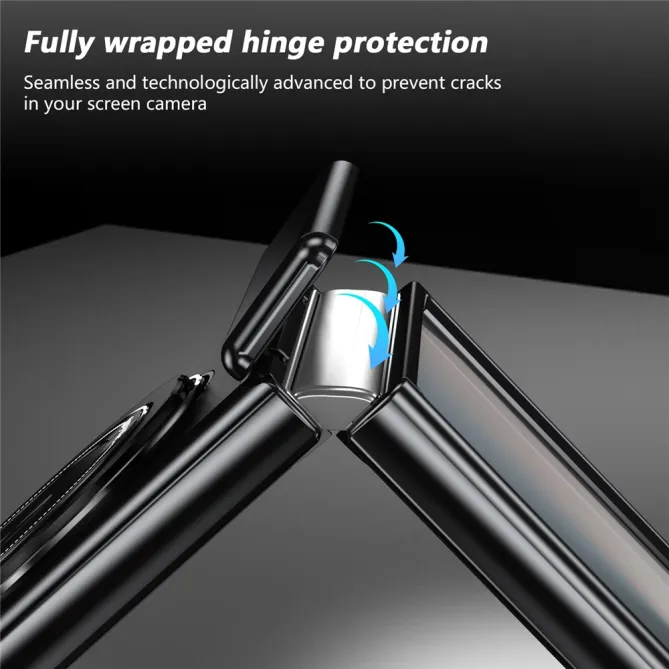Coque Samsung Galaxy Z Flip 8 Magnétique Anneau Rotatif Charnière