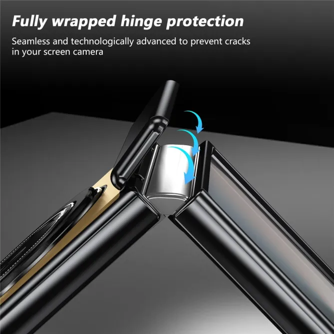 Coque Samsung Galaxy Z Flip 8 Magnétique Anneau Rotatif Charnière