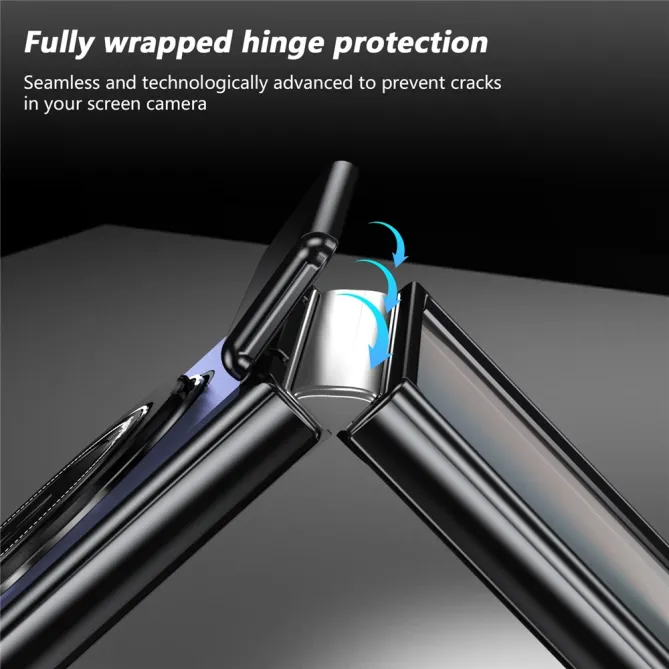 Coque Samsung Galaxy Z Flip 8 Magnétique Anneau Rotatif Charnière