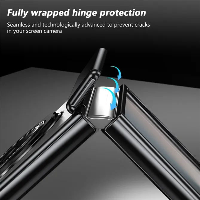 Coque Samsung Galaxy Z Flip 8 Magnétique Anneau Rotatif Charnière