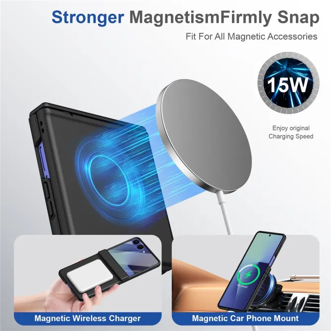 Coque Samsung Galaxy Z Flip 8 Magnétique N52 Verre Trempé 9H