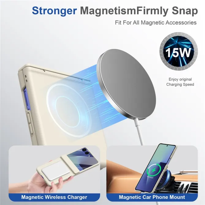 Coque Samsung Galaxy Z Flip 8 Magnétique N52 Verre Trempé 9H