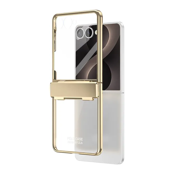 Coque Samsung Galaxy Z Flip 8 Électroplaquée Transparente