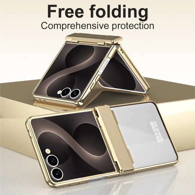 Coque Samsung Galaxy Z Flip 8 Électroplaquée Transparente