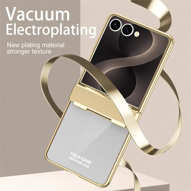 Coque Samsung Galaxy Z Flip 8 Électroplaquée Transparente