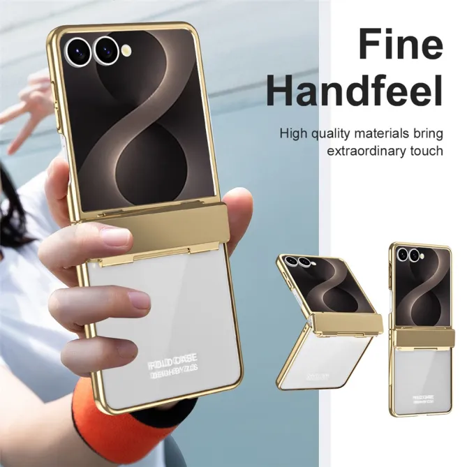 Coque Samsung Galaxy Z Flip 8 Électroplaquée Transparente