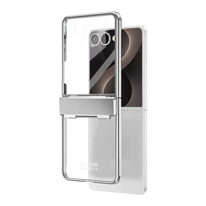 Coque Samsung Galaxy Z Flip 8 Électroplaquée Transparente