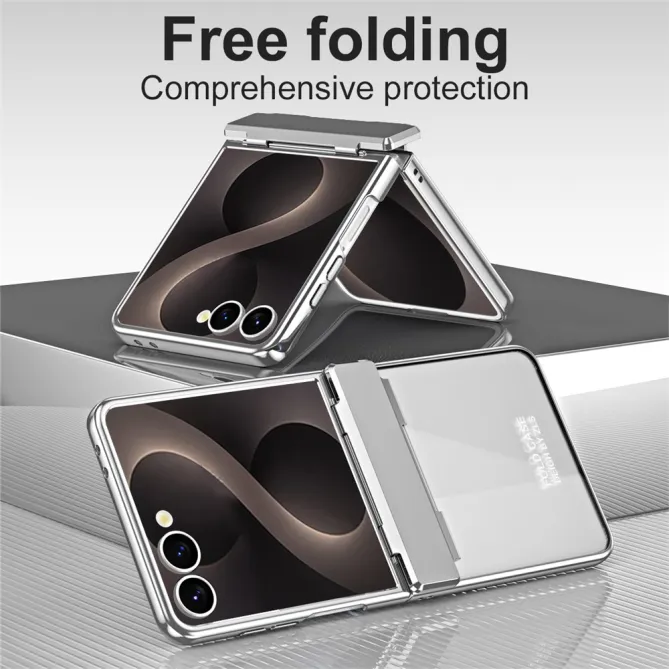 Coque Samsung Galaxy Z Flip 8 Électroplaquée Transparente