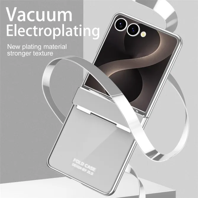 Coque Samsung Galaxy Z Flip 8 Électroplaquée Transparente